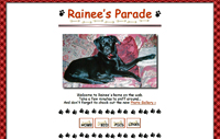 Pet personal web site: Rainee's Parade