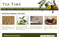 Article about tea-time history, traditions, and recipes